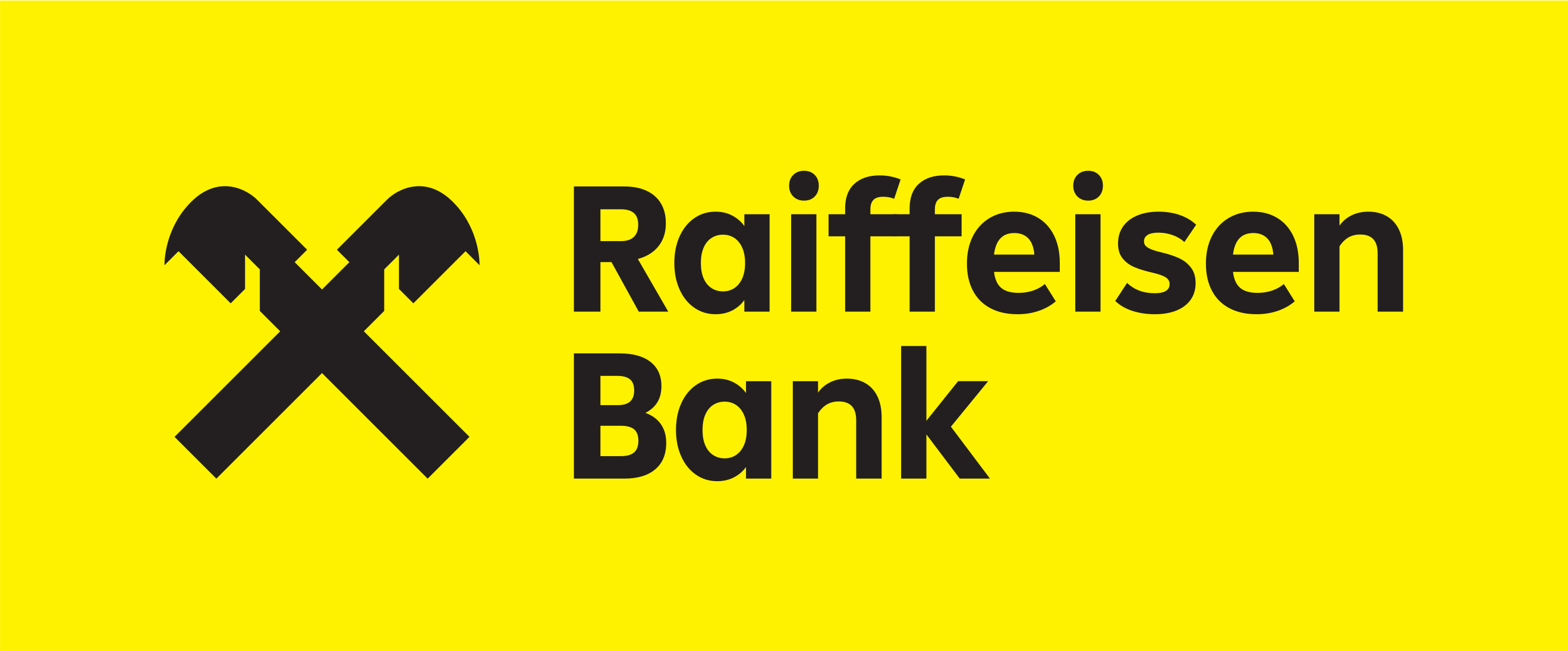 RZB logo bus shelter fundal galben